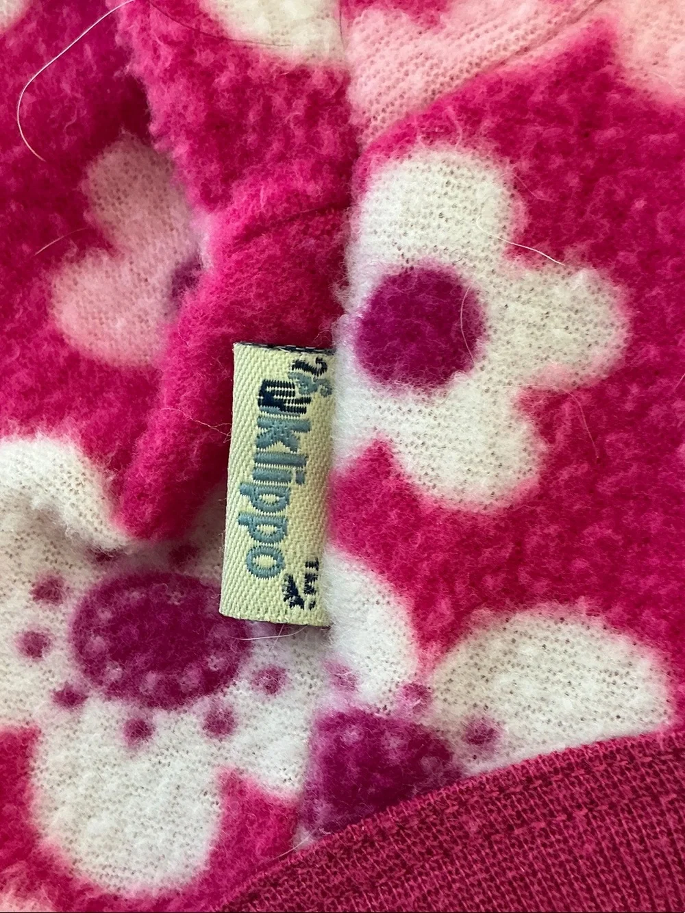 Cozy Pink Floral Fleece Dog Pajamas